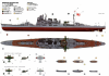 Very Fire BELBV350904 Imperial Japanse Navy Heavy Cruiser Takao Standard Version 1/350